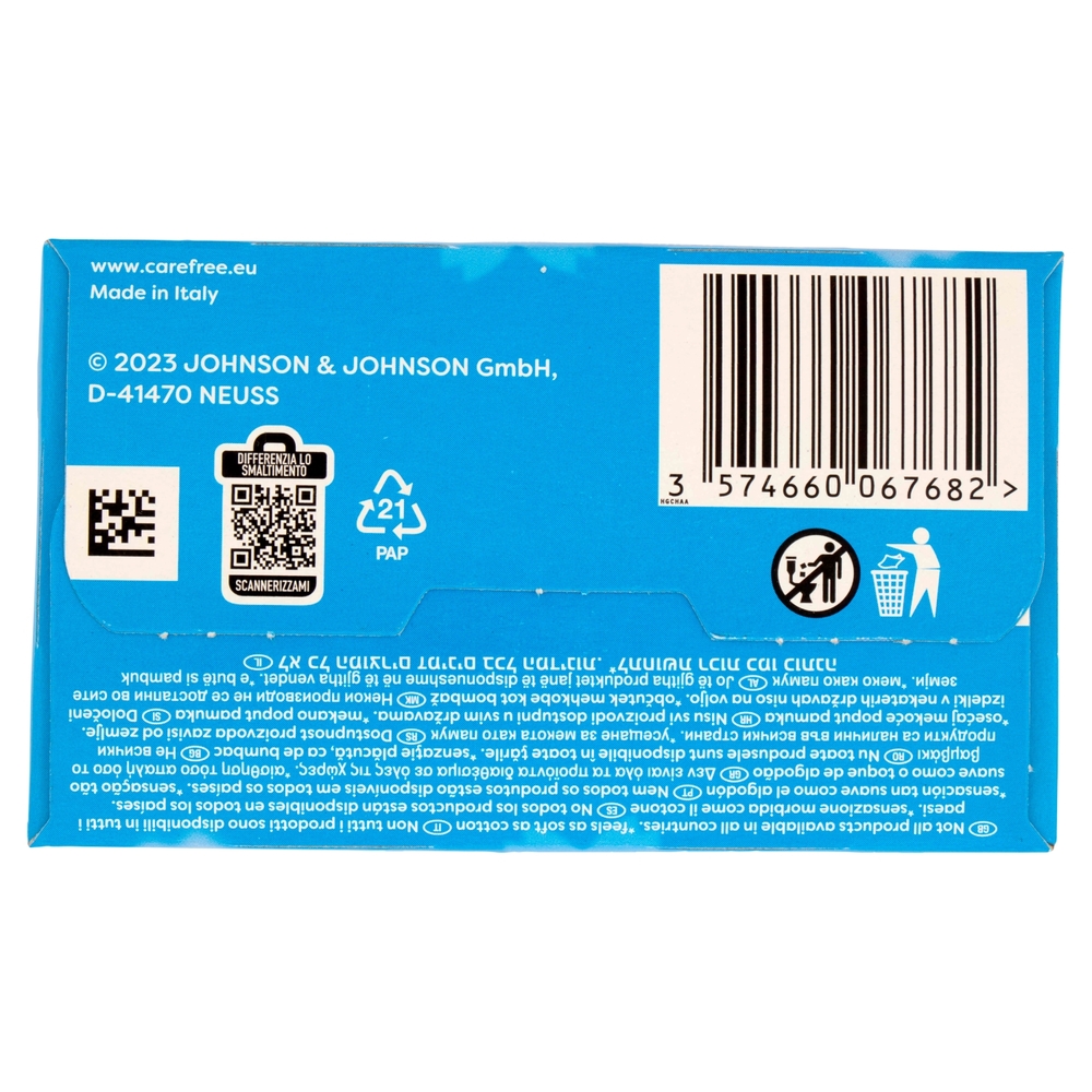 Carefree Cotton Feel* Normal Senza Profumo Salvaslip 44 pz